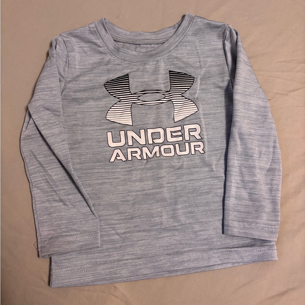 Under Armour Kids Long Sleeve Tee - Light Blue